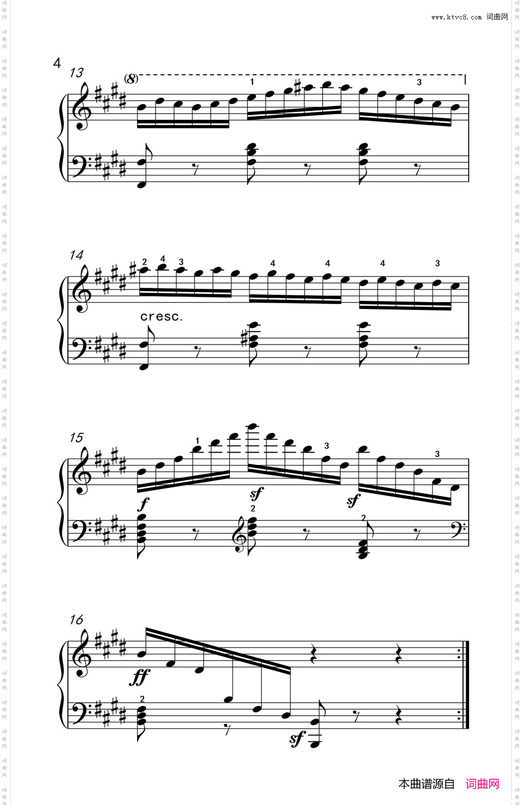 第七级3.练习曲中央音乐学院钢琴业余考级教程7-9级_第七级3.练习曲中央音乐学院 钢琴业余考级教程 7-9级