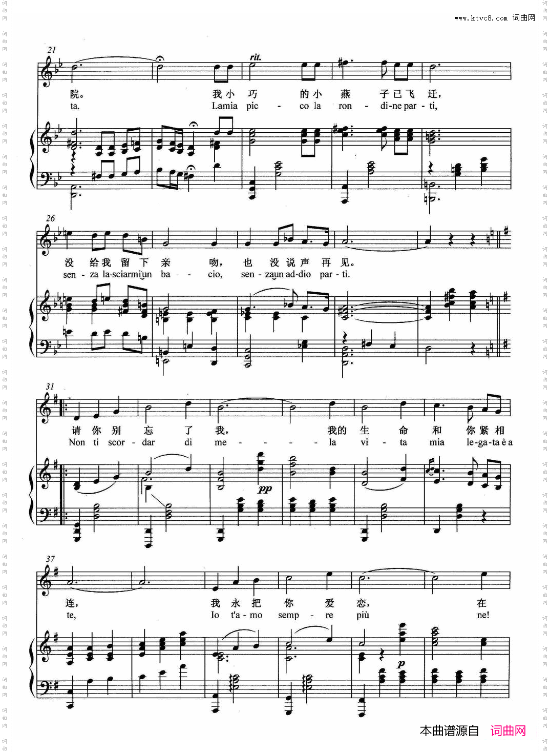 [意]请你别忘了我正谱