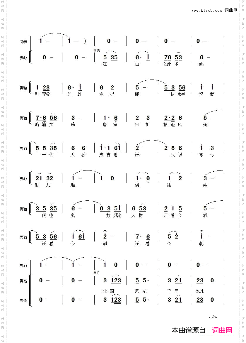 毛主席诗词交响组歌：沁园春·雪