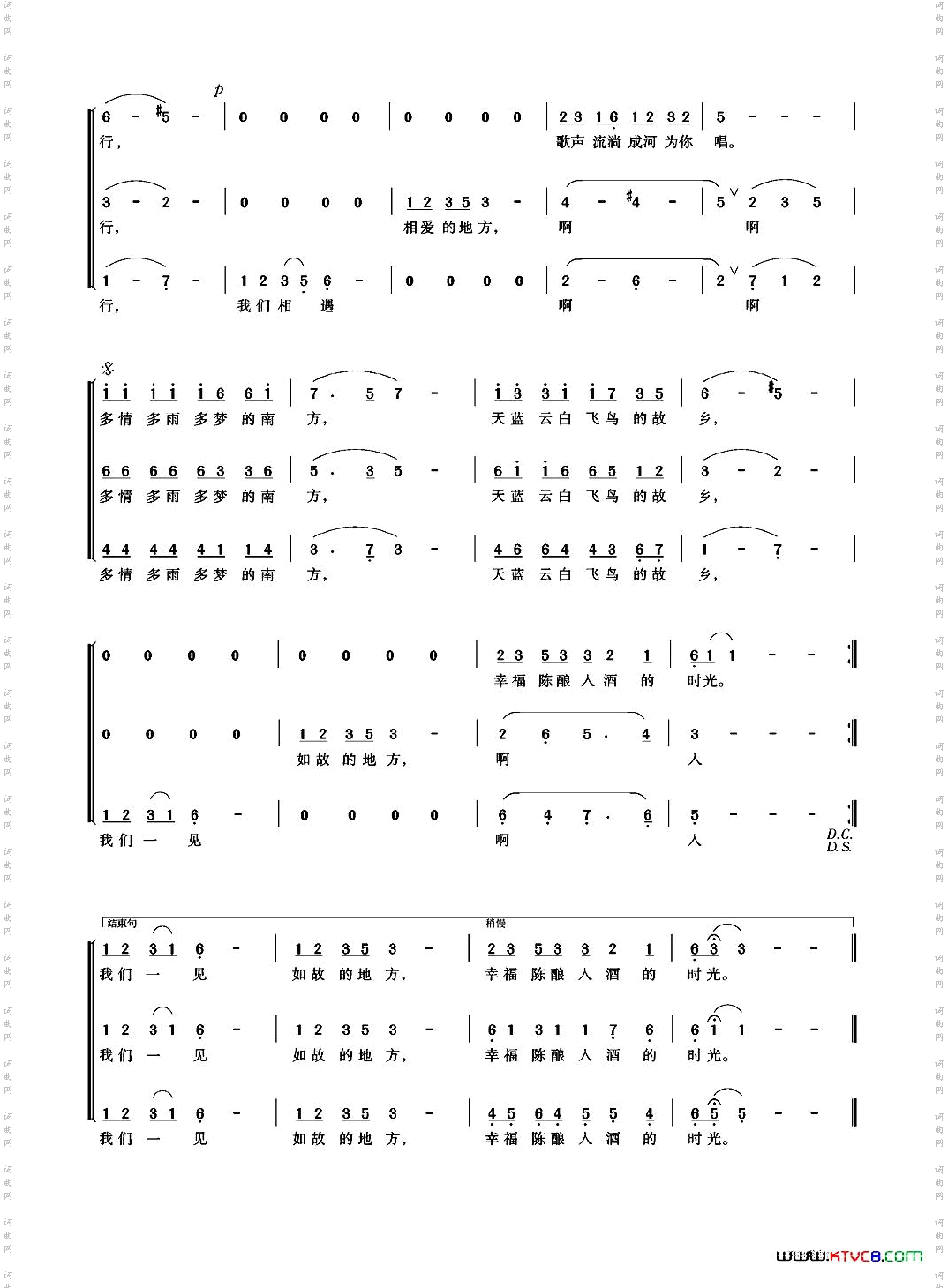 多情多雨多美的南方