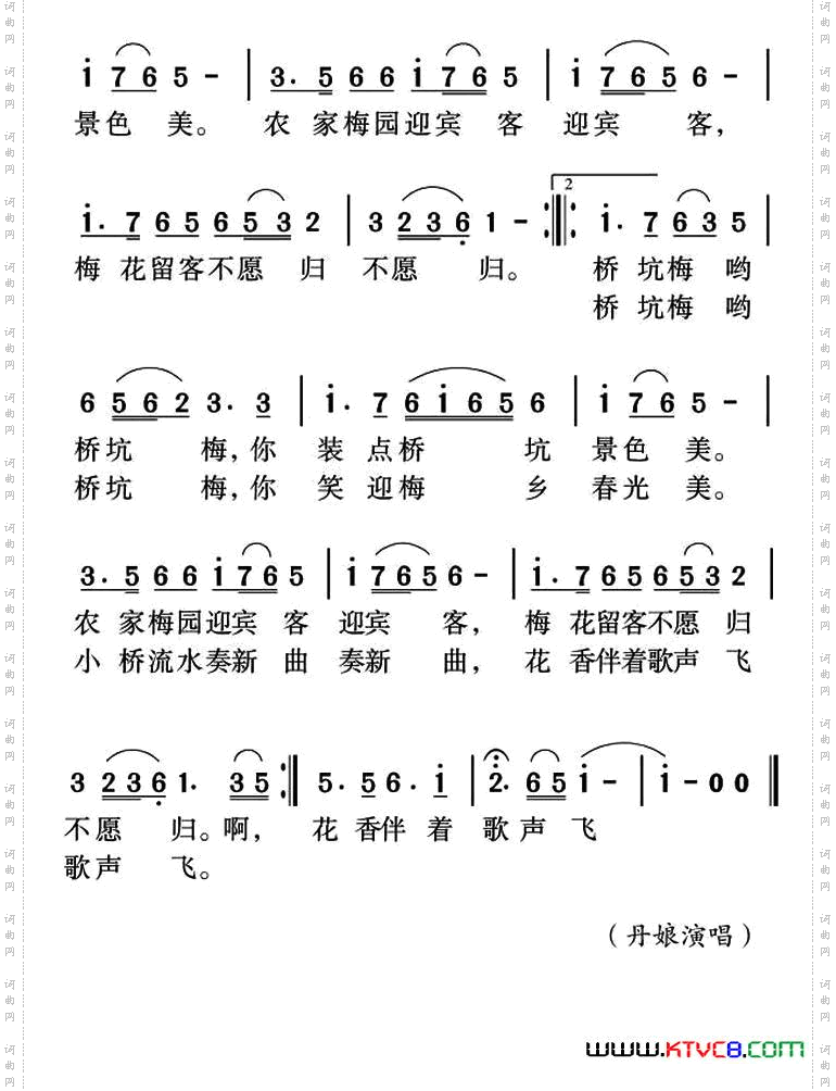 桥坑赏梅