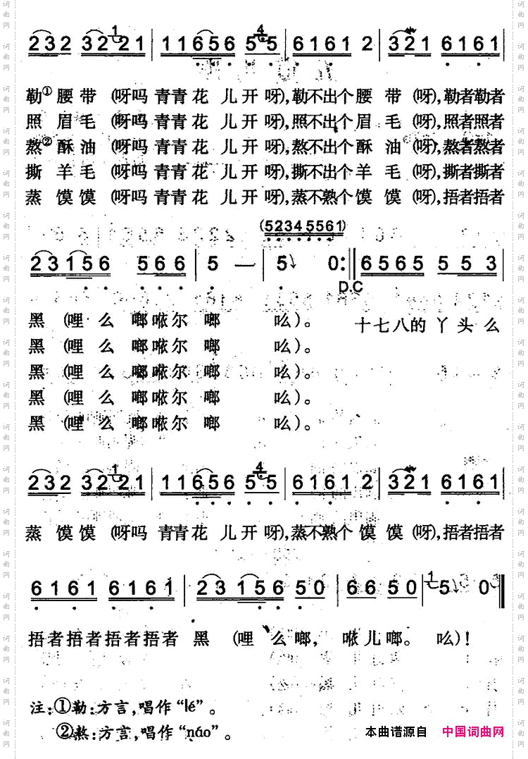 五道儿黑