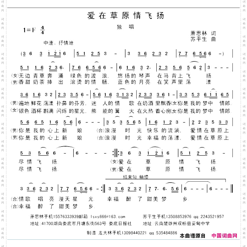 爱在草原情飞扬