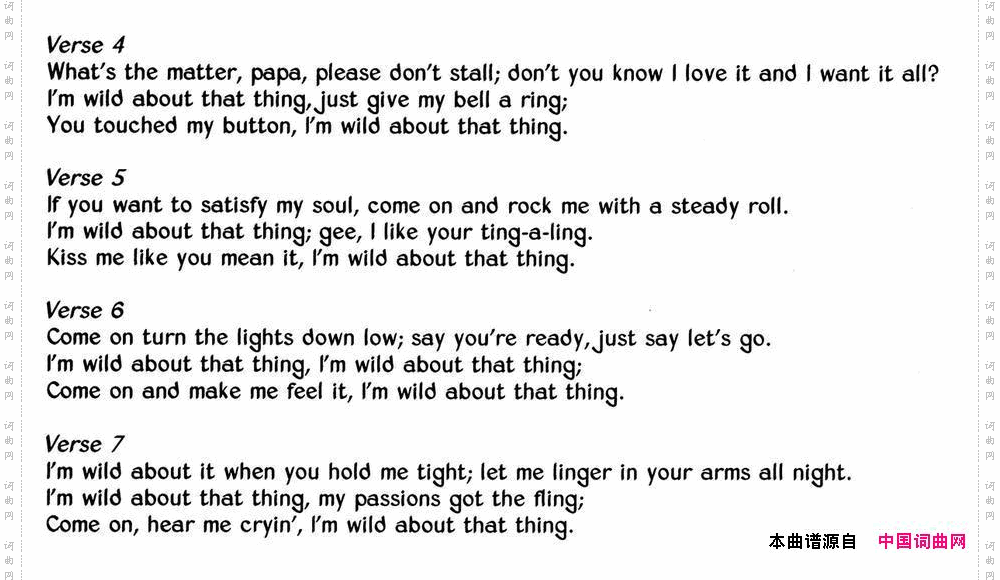 蓝调音乐：WildAboutThatThing