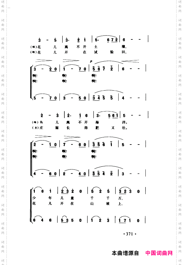 颂歌献给伟大的党歌曲集351-400