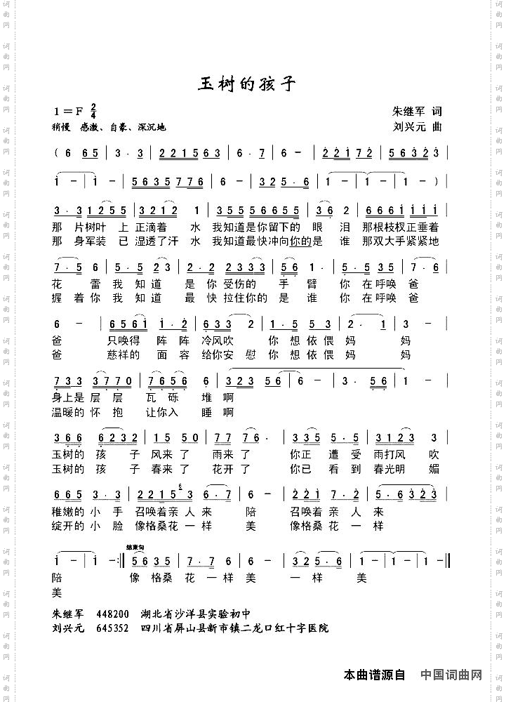 玉树的孩子