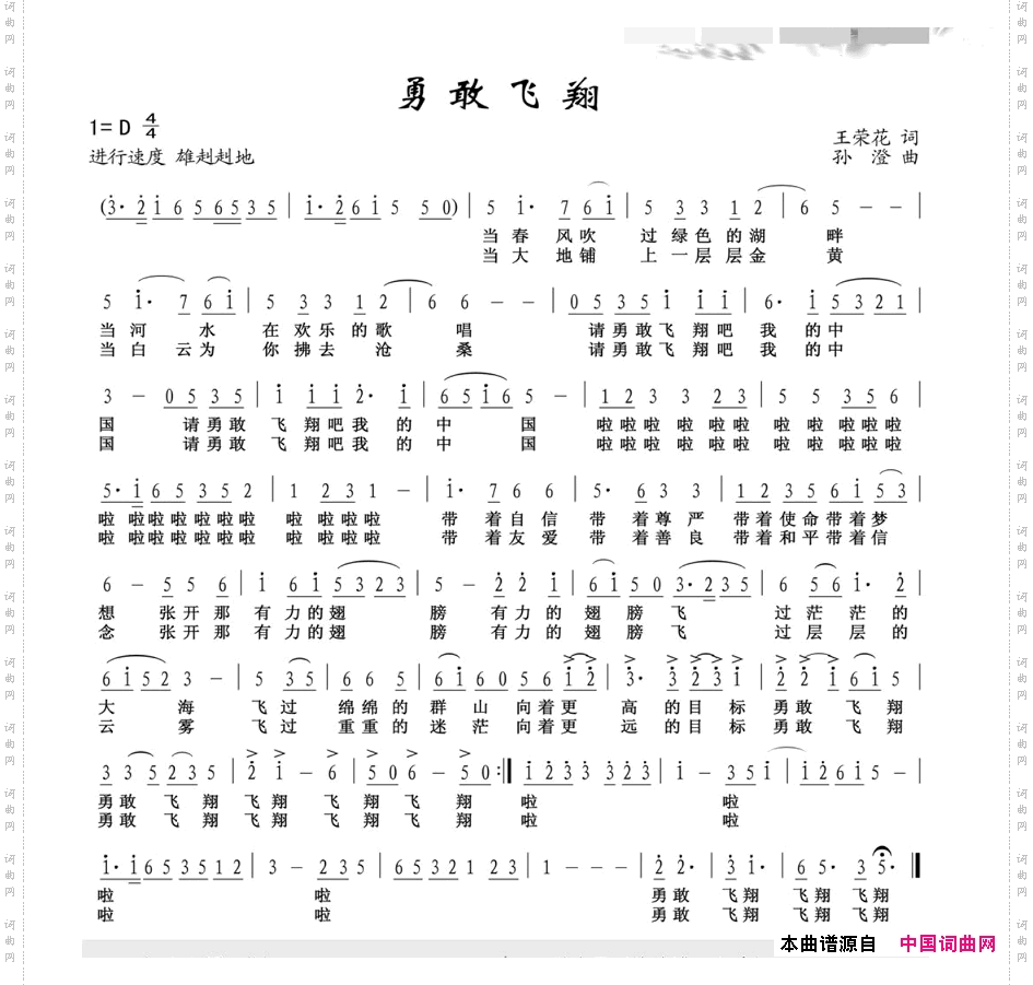 勇敢飞翔
