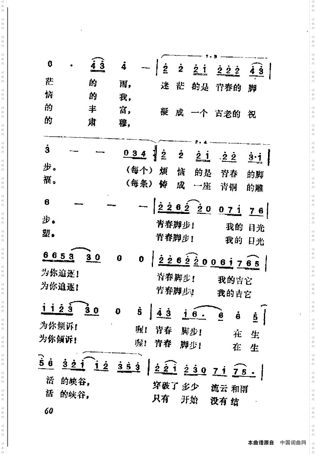 青春脚步