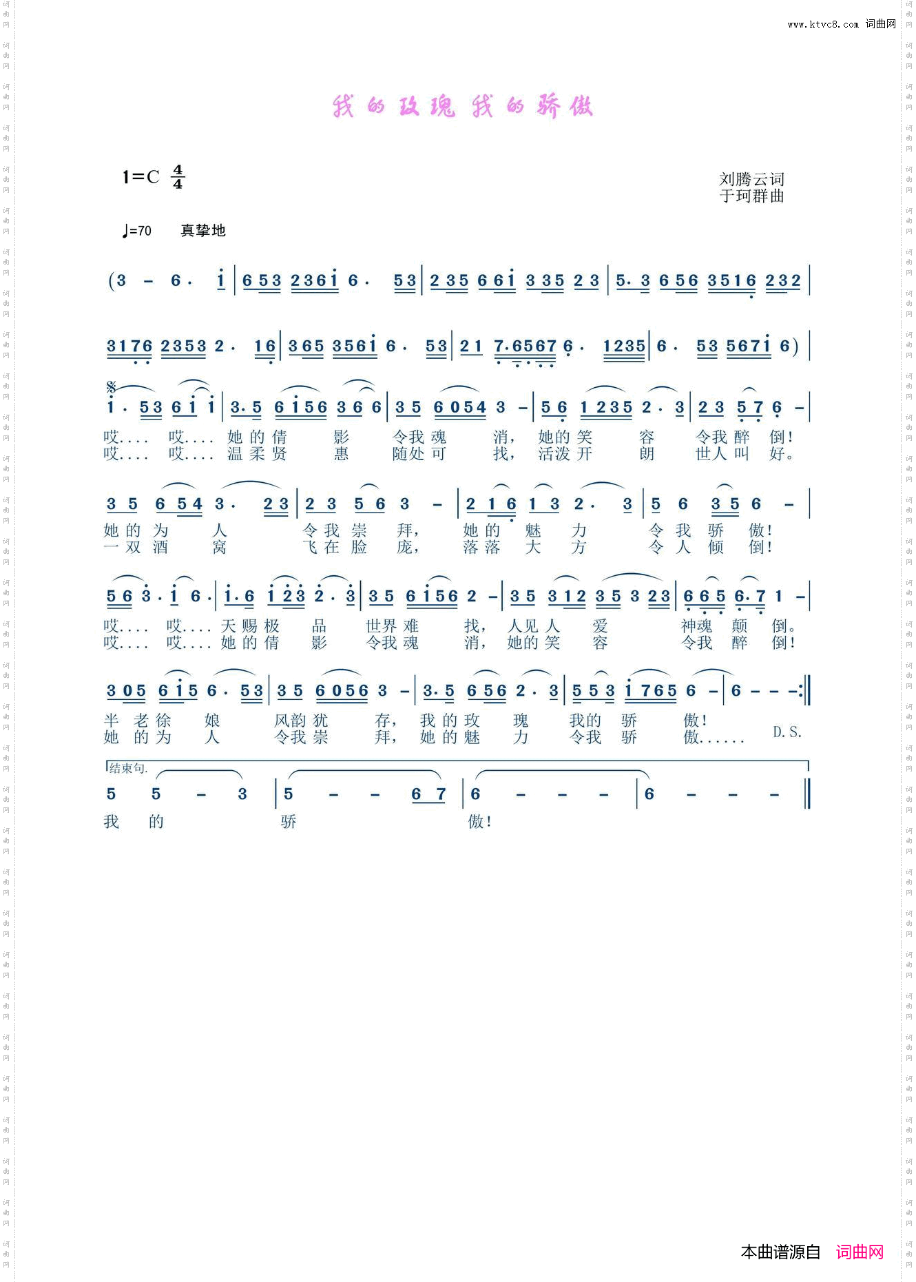 我的玫瑰我的骄傲