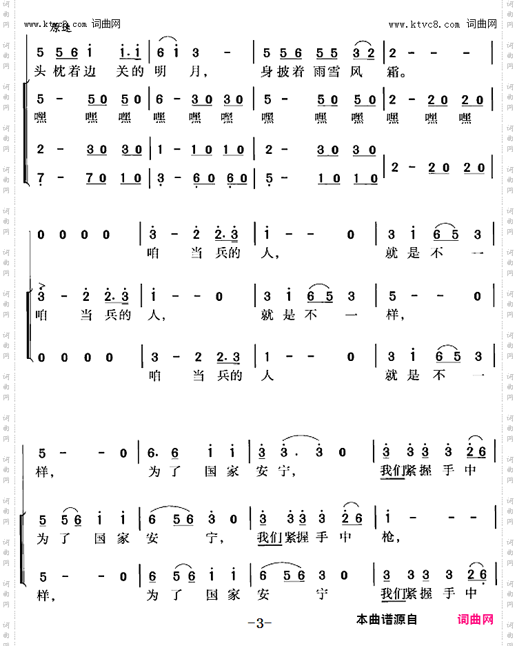 当兵的人_冯晓阳编合唱