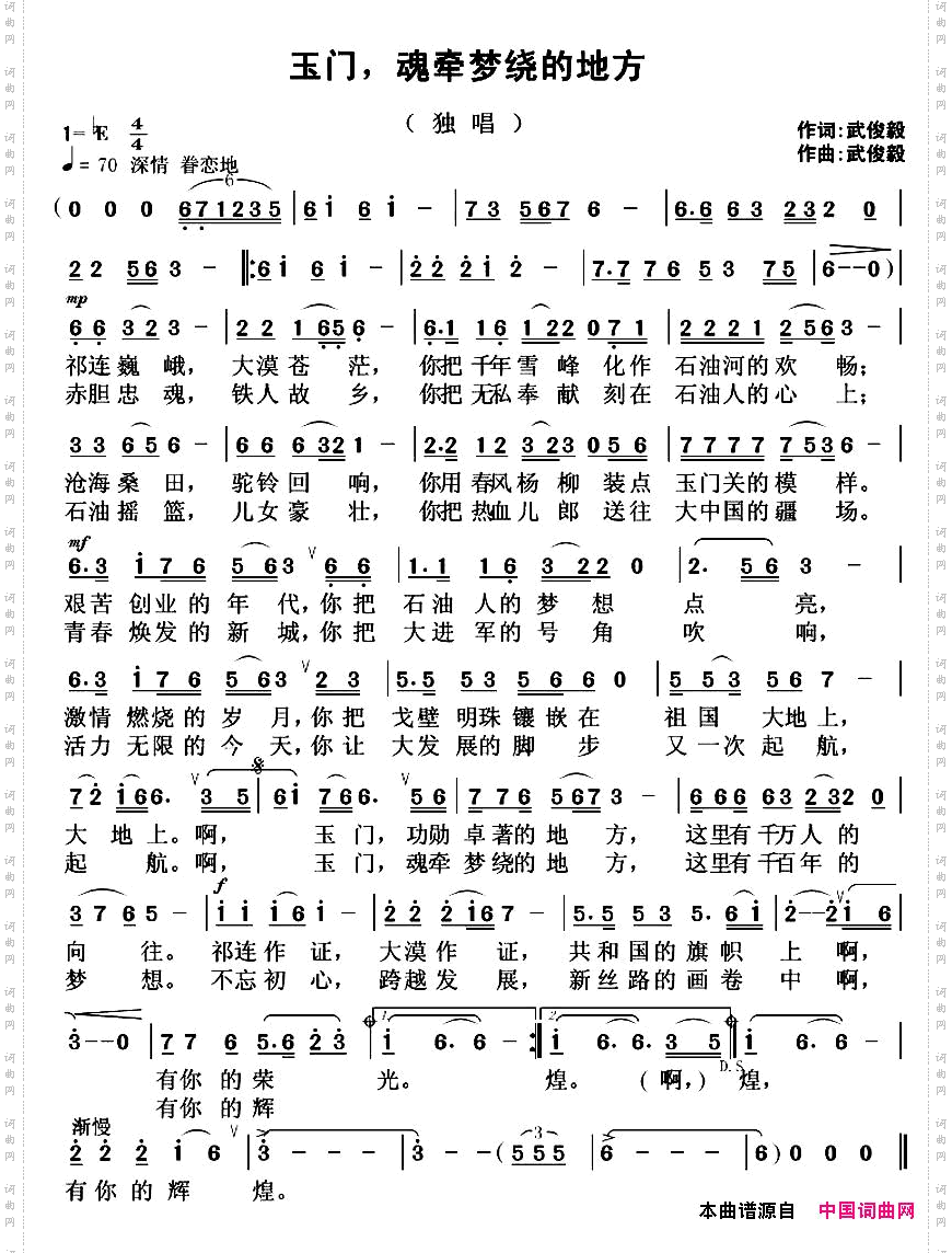 玉门,魂牵梦绕的地方