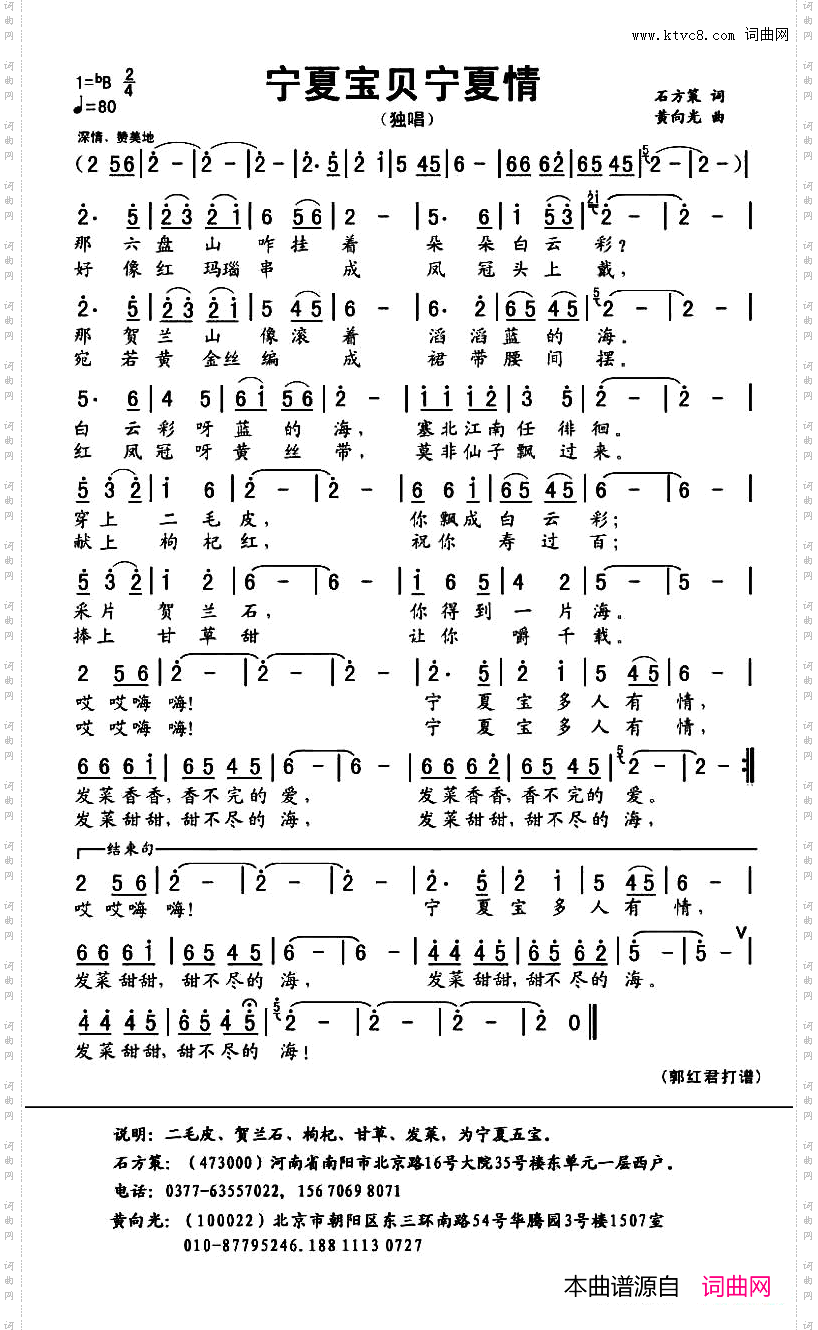宁夏宝贝宁夏情