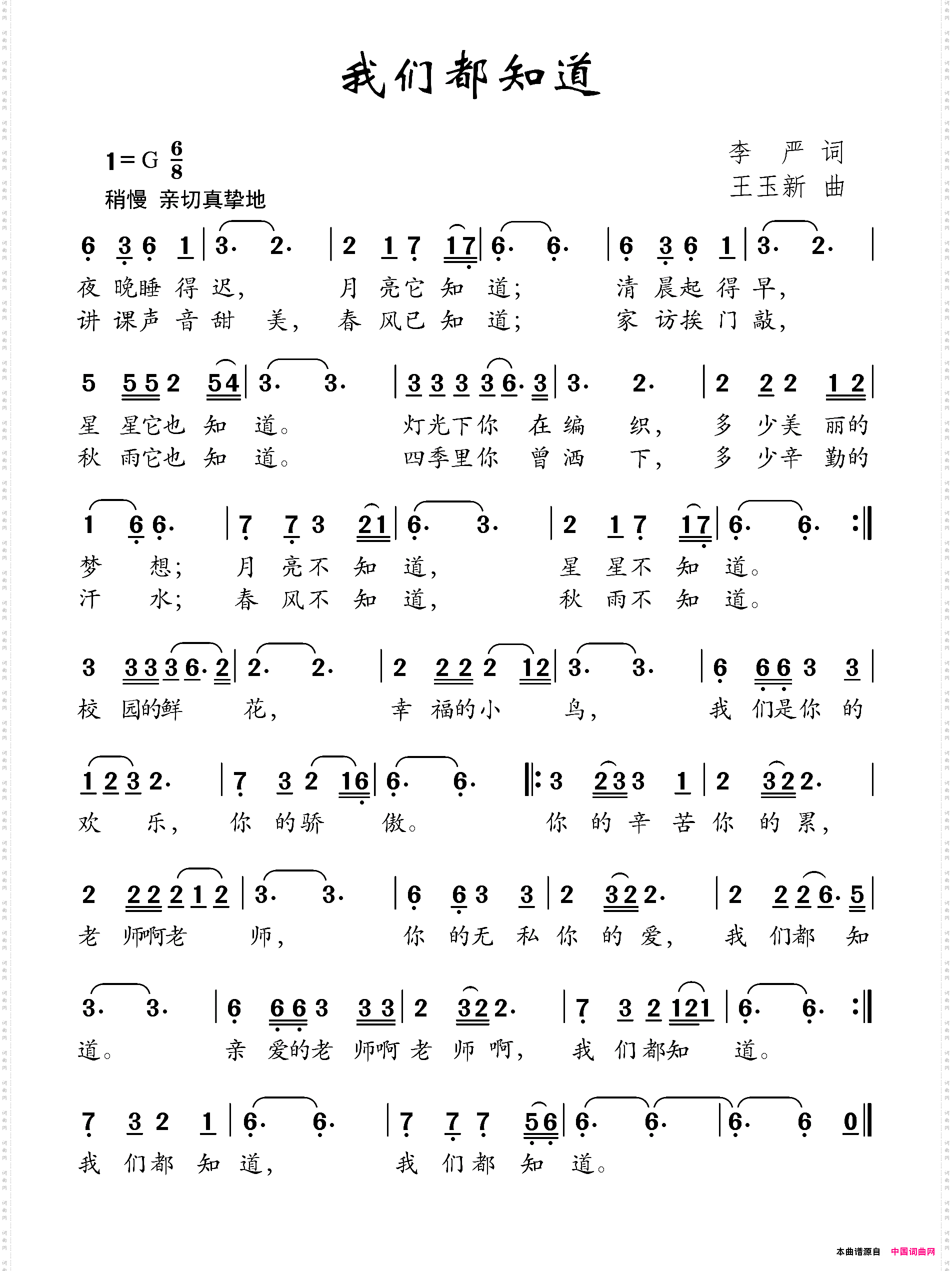 我们都知道