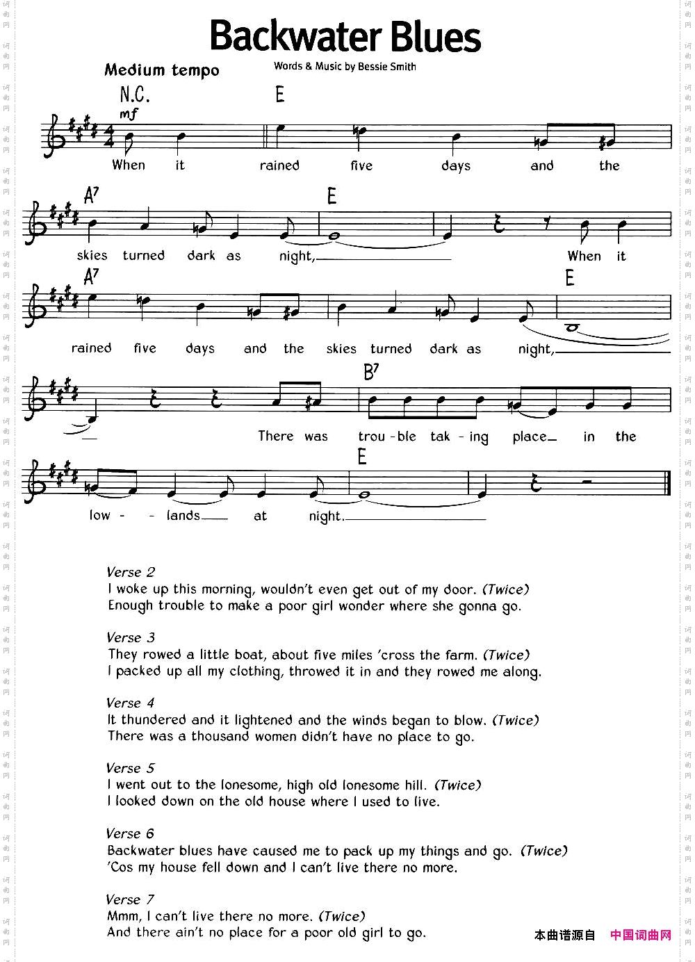 蓝调音乐:BackwaterBlues