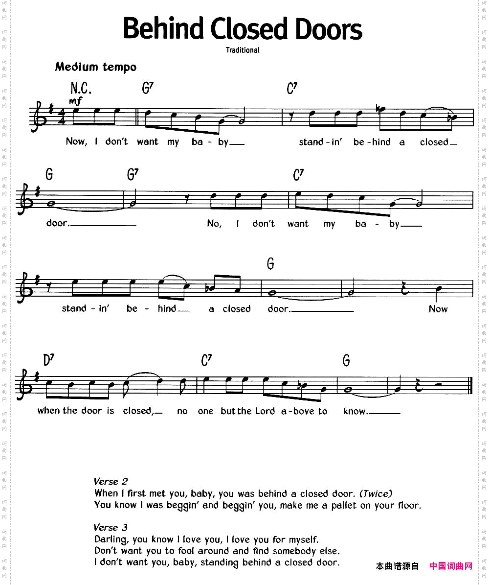 蓝调音乐:BehindClosedDoors