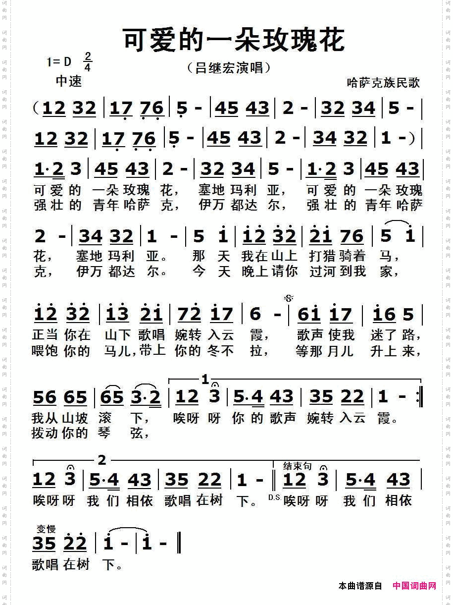 可爱的一朵玫瑰花