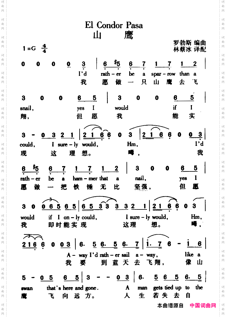 [秘鲁]山鹰中外文对照版