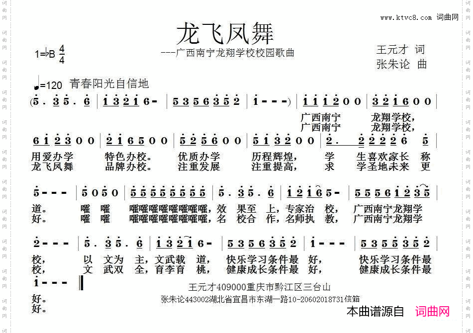 龙飞凤舞_广西南宁龙翔学校校园舞曲