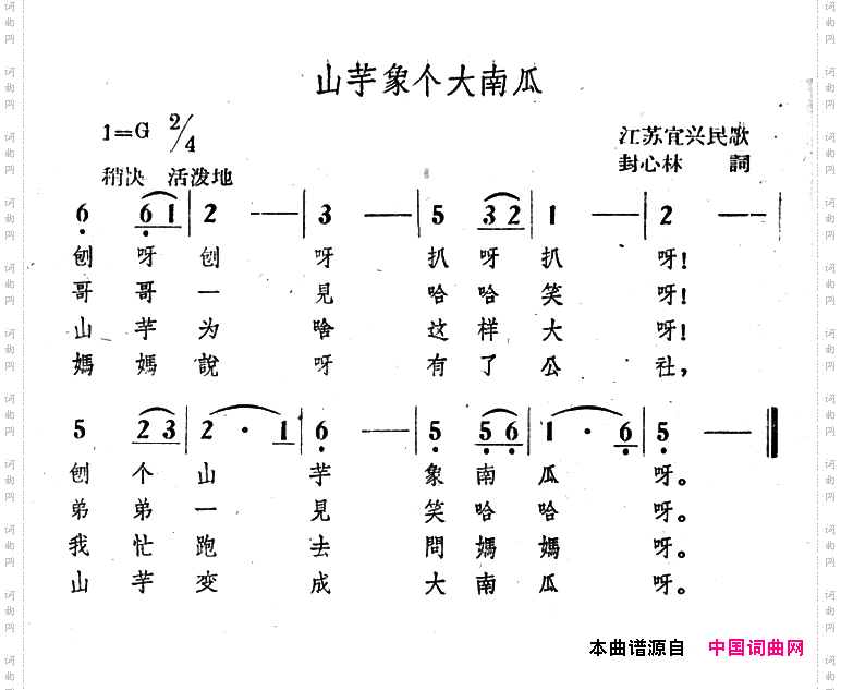 山芋像个大南瓜