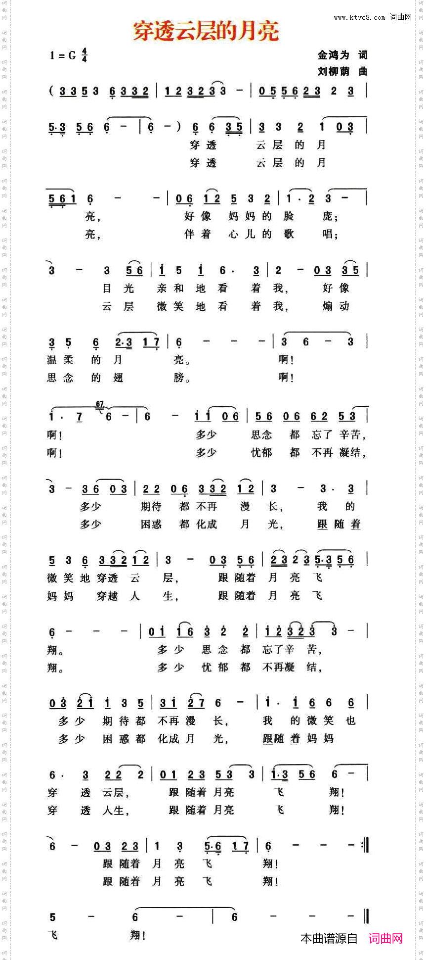 穿透云层的月亮