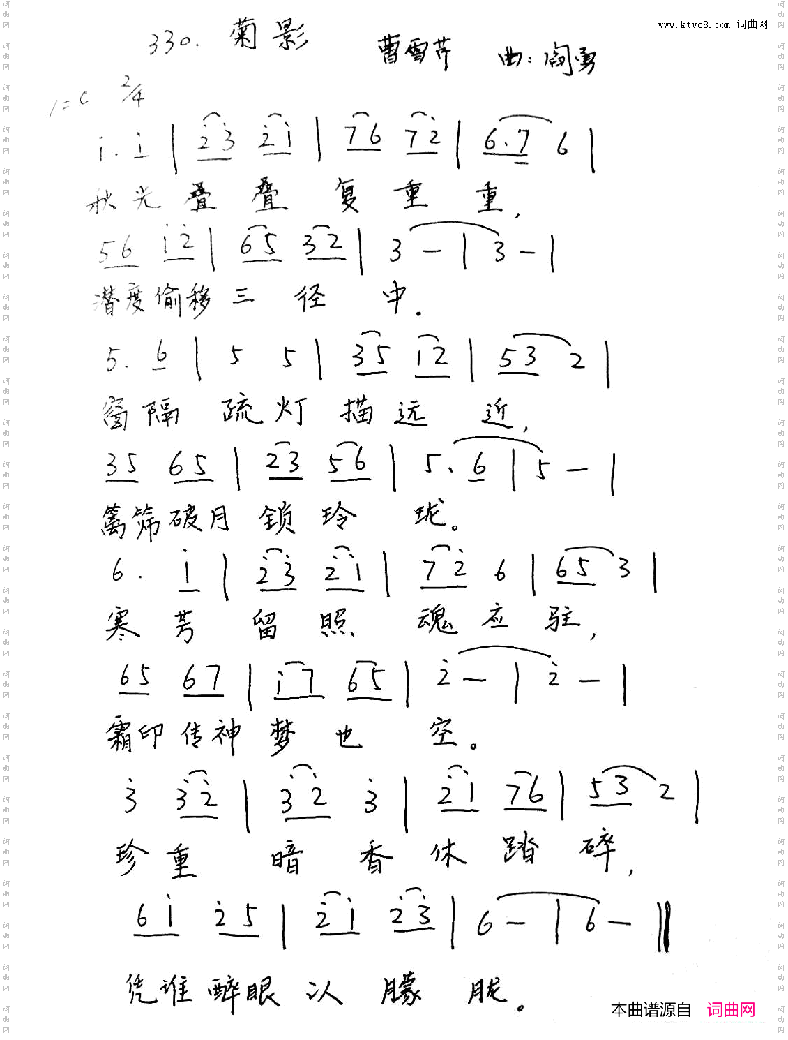 菊影红楼菊系列
