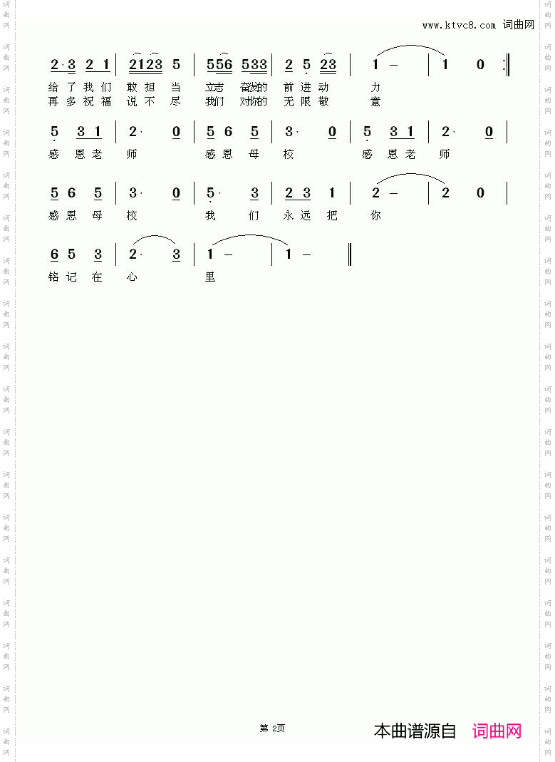 感恩老师感恩母校