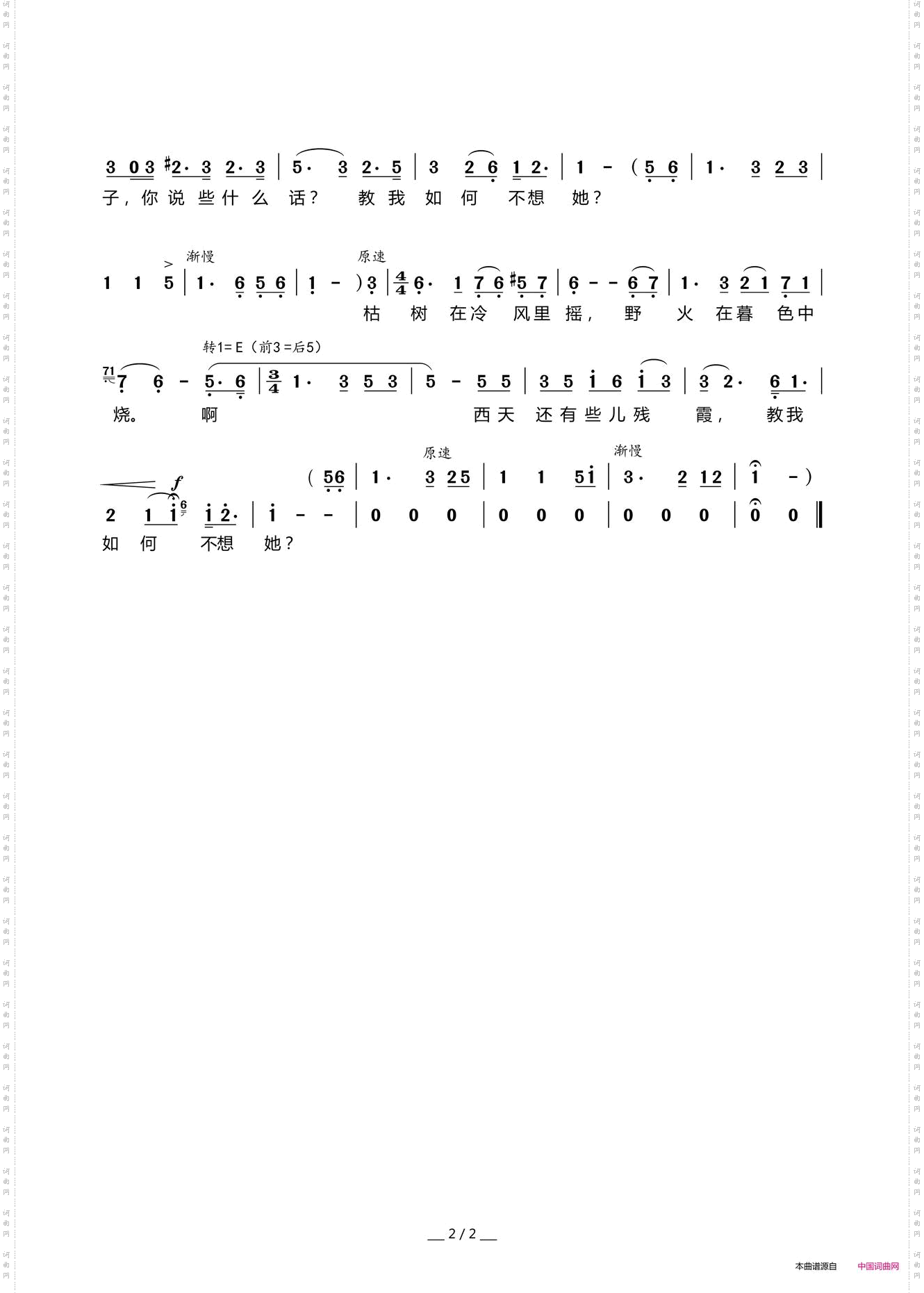 教我如何不想她