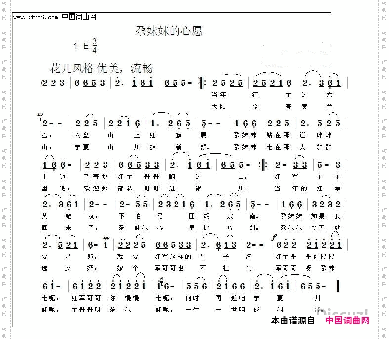 尕妹妹的心愿