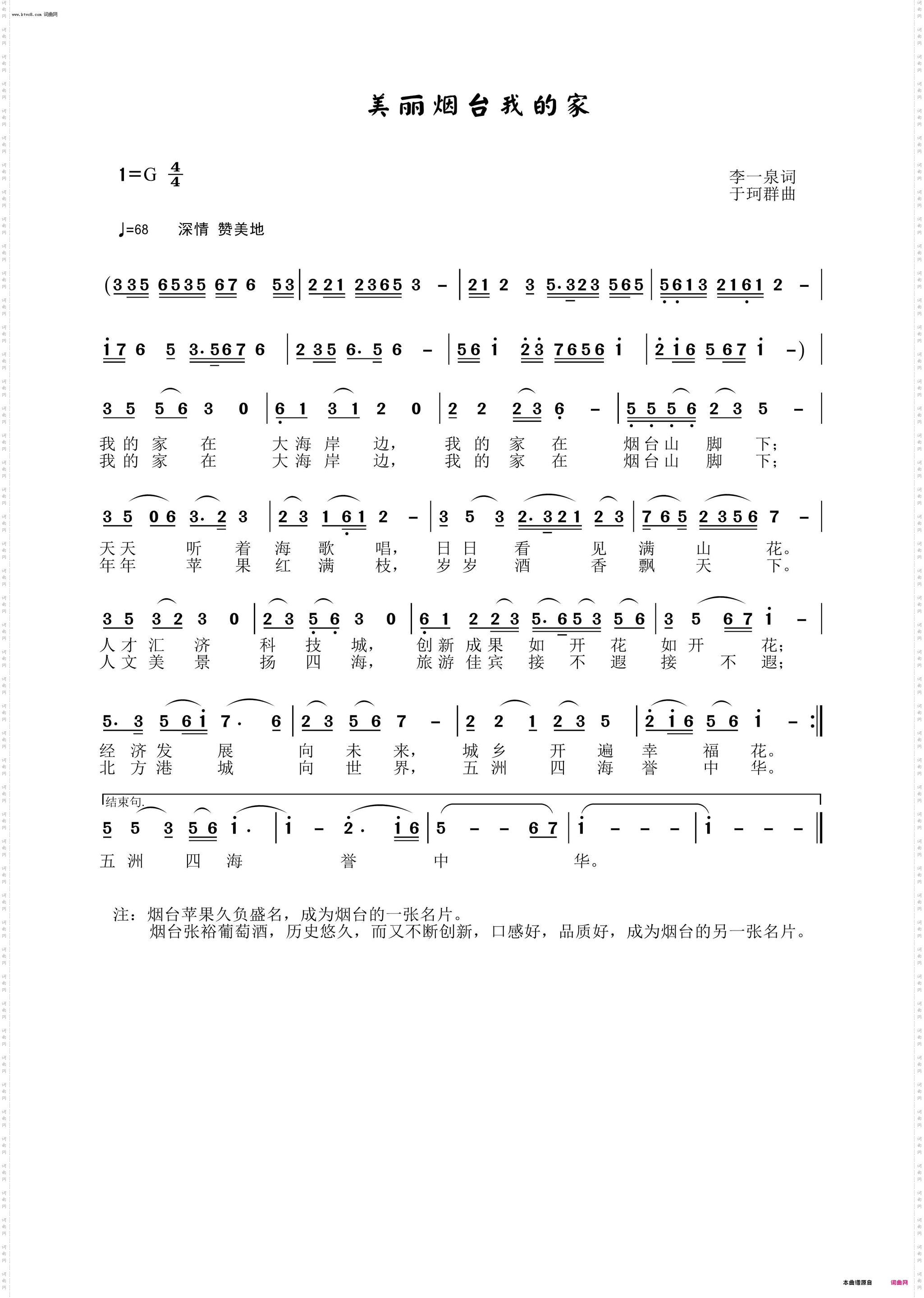 美丽烟台我的家