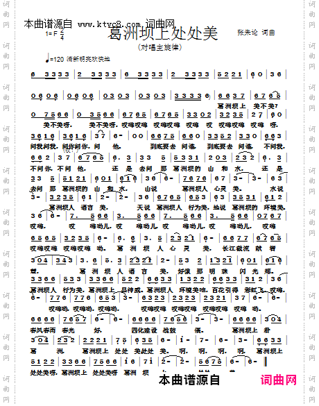 葛洲坝上处处美