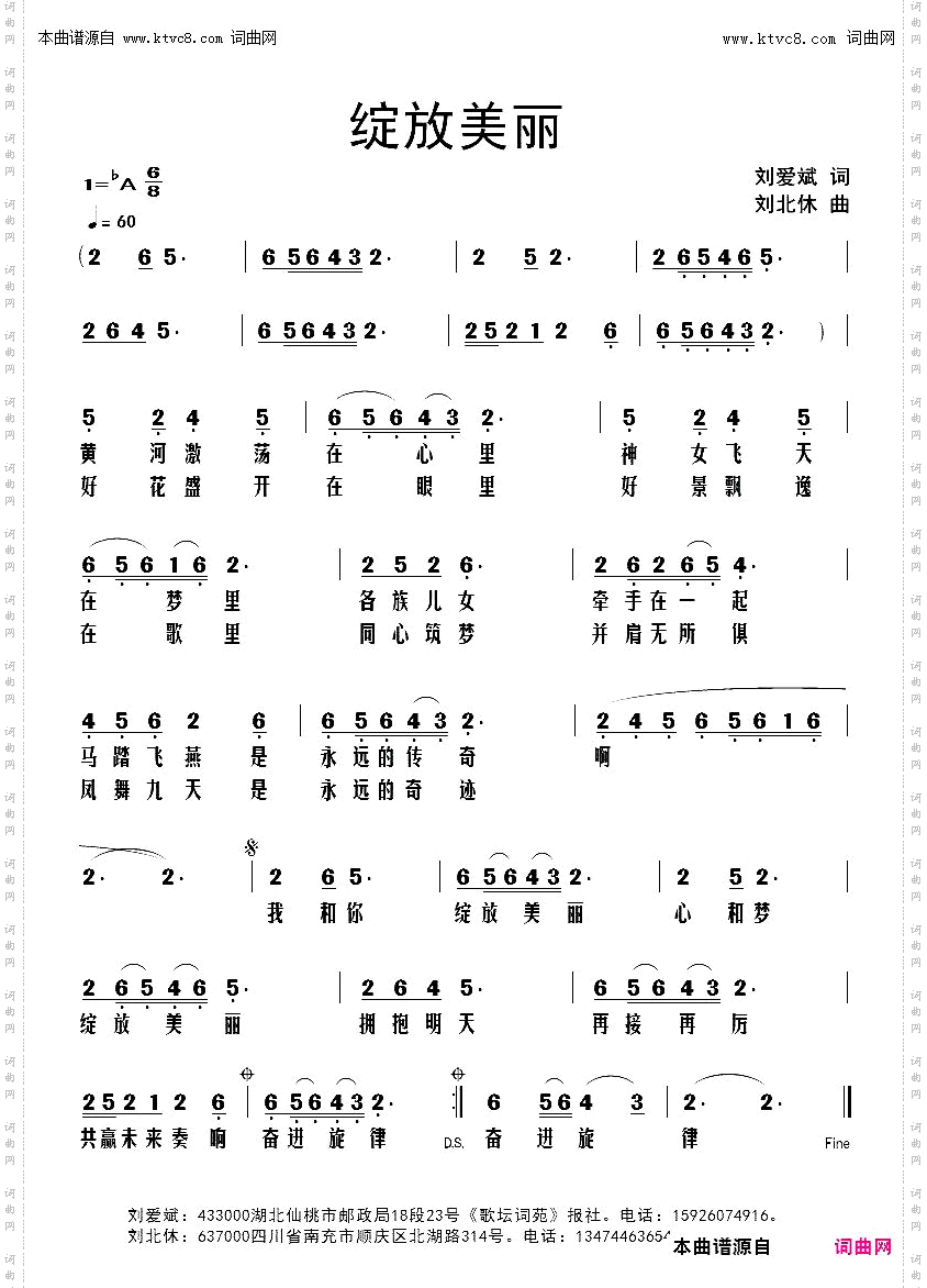 绽放美丽