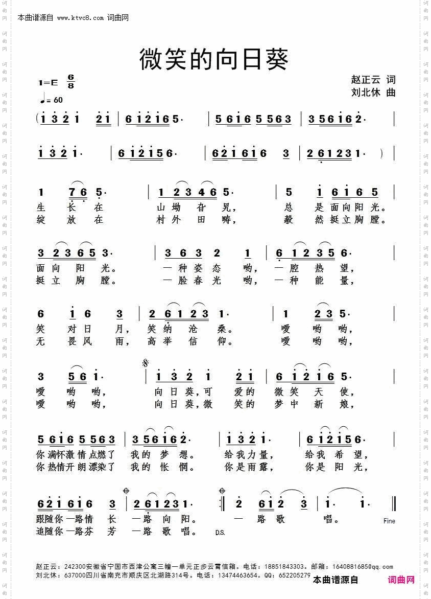 微笑的向日葵