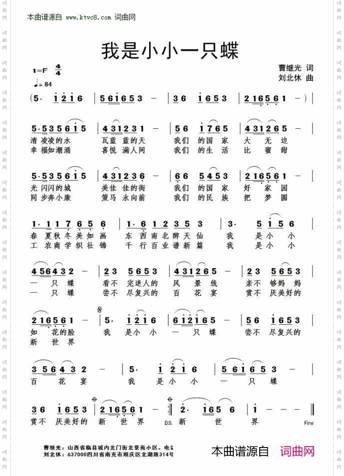 我是小小一只蝶