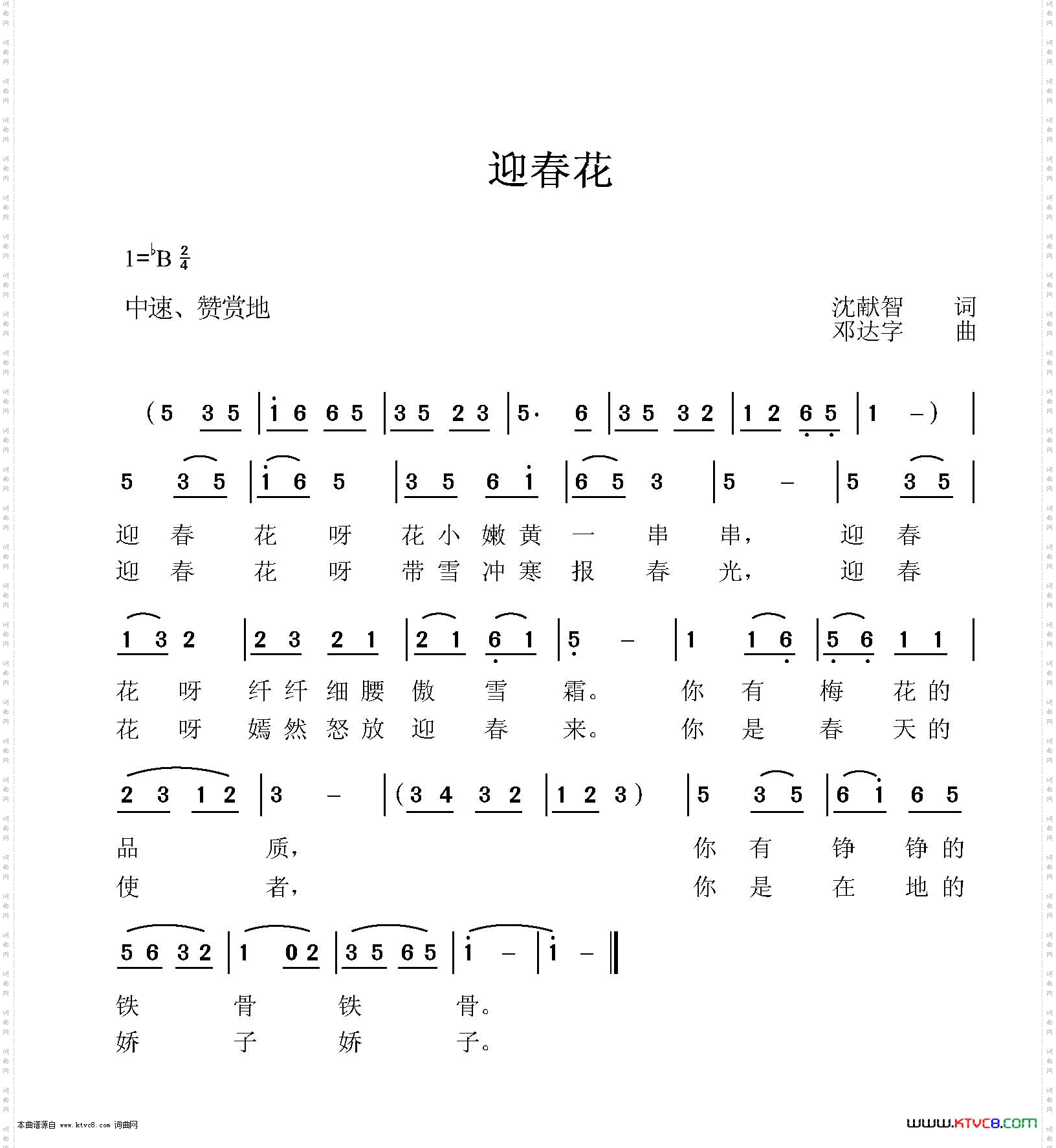 迎春花