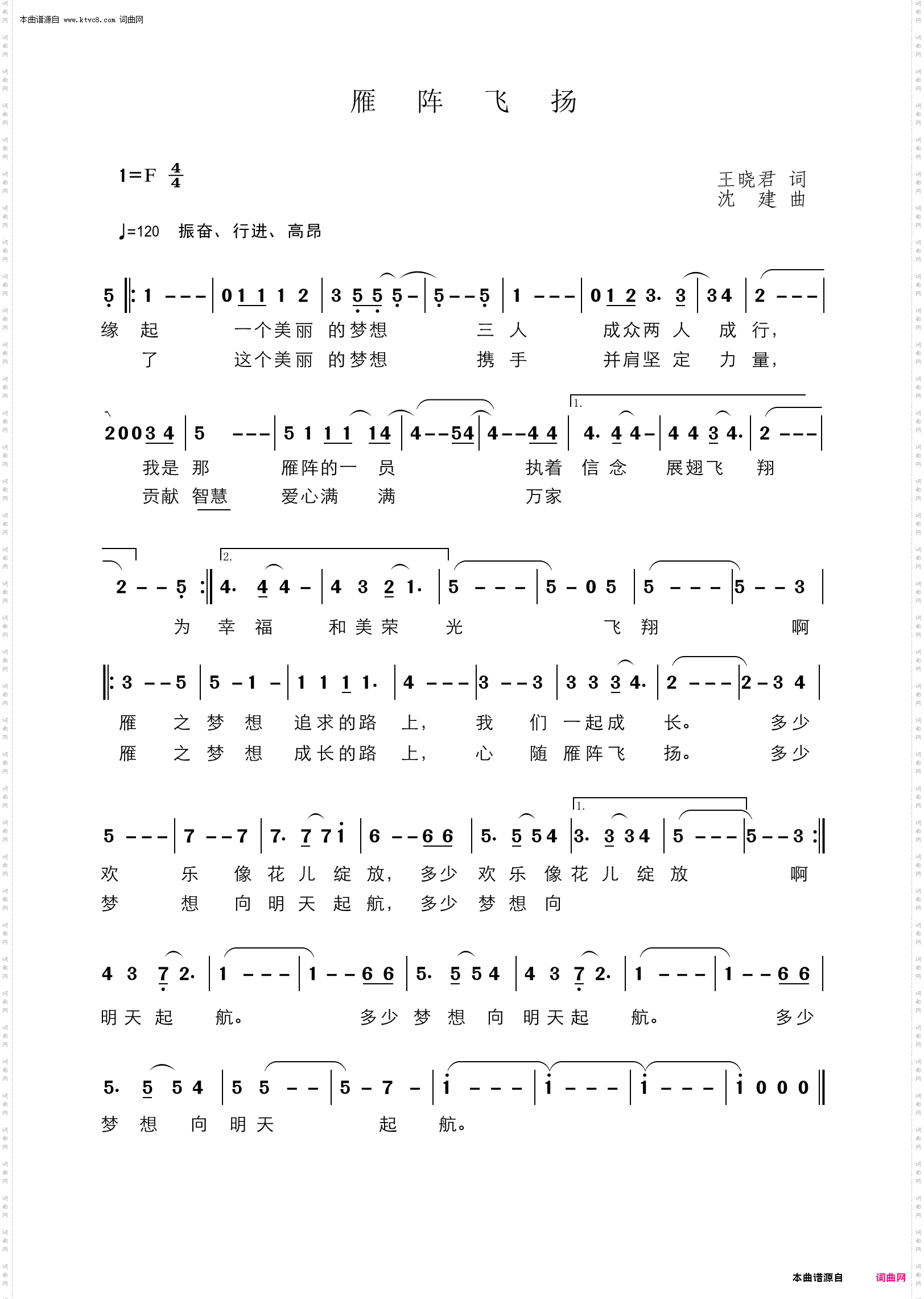 雁阵飞扬
