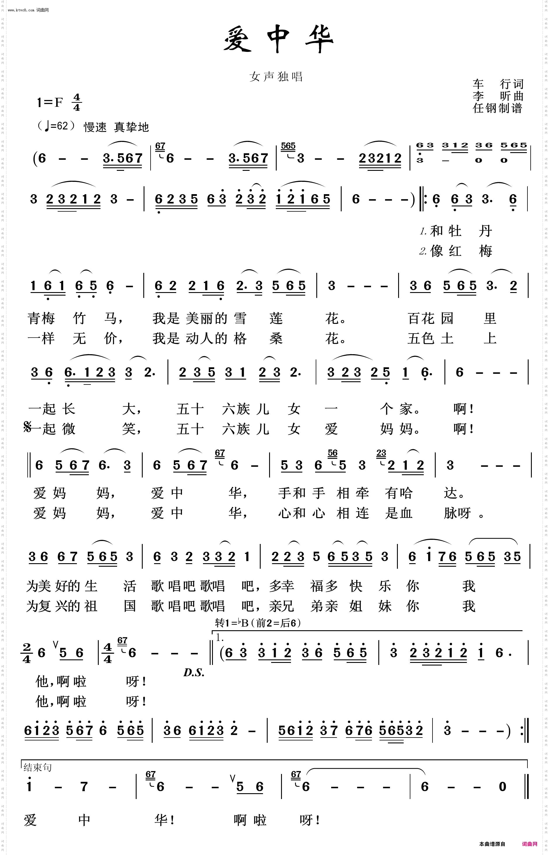 爱中华_映山红之歌