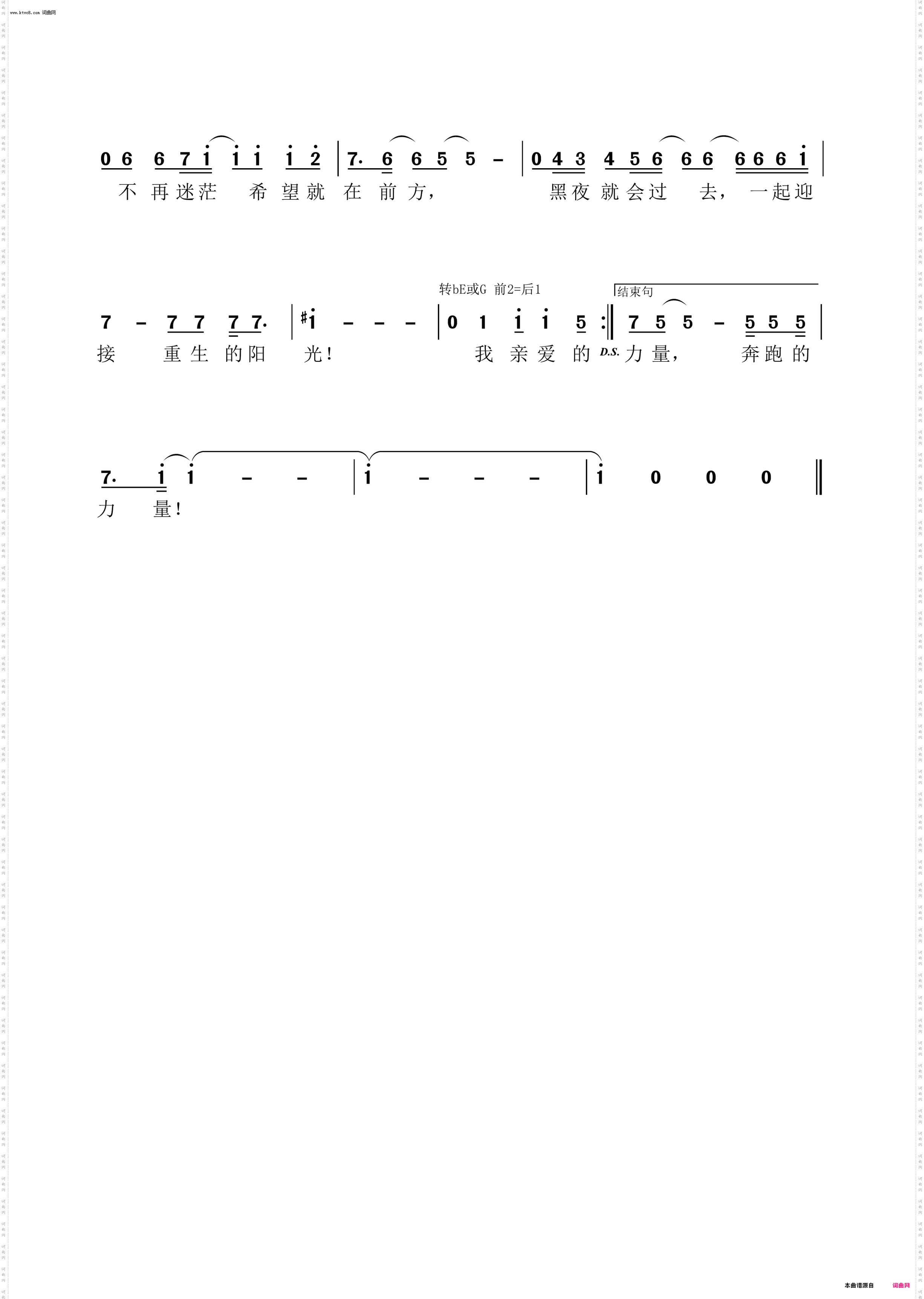 《亲爱的城》简谱 应文君作词 张轶娉作曲 符禹迅演唱  第2页