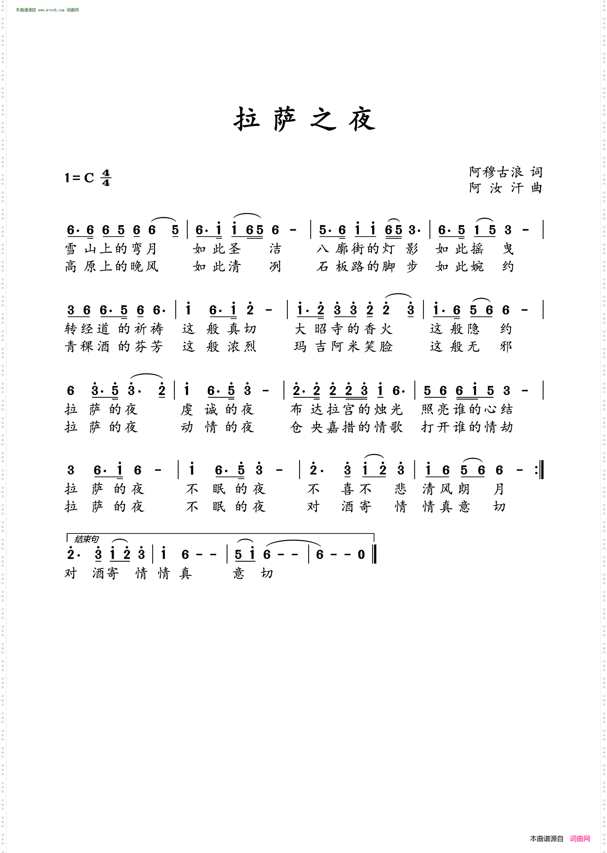 拉萨之夜