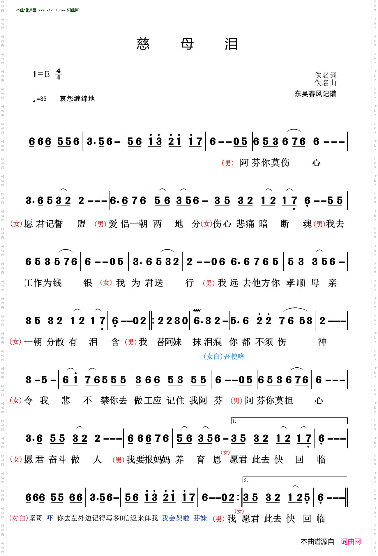 慈母泪