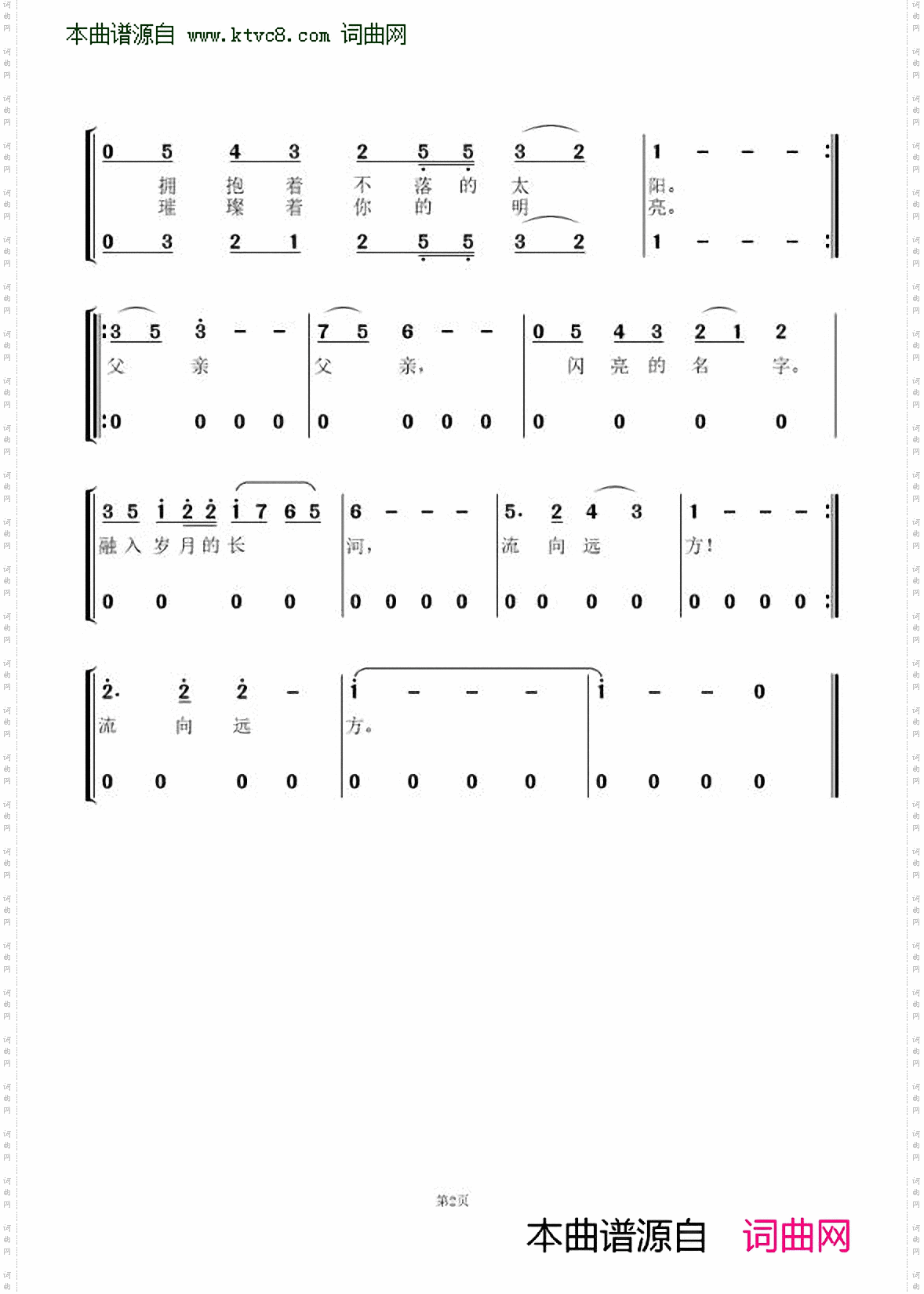 父亲,闪亮的名字