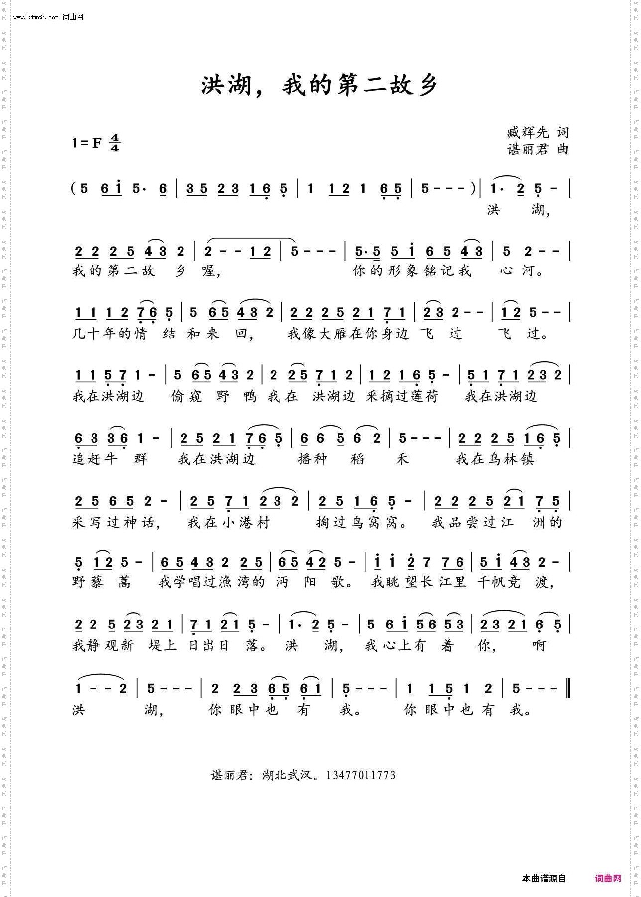 洪湖，我的第二故乡