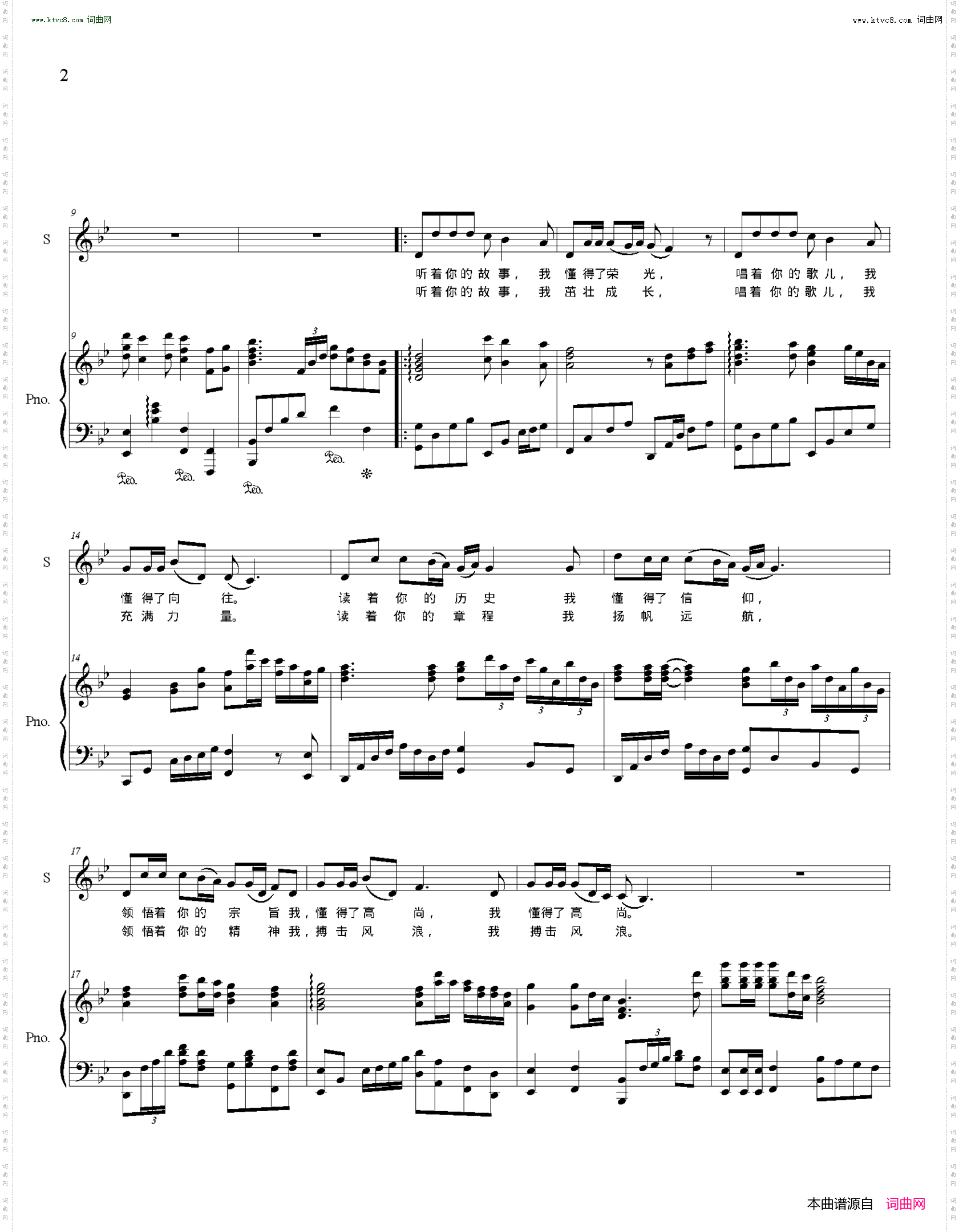 心中的旗帜在飘扬