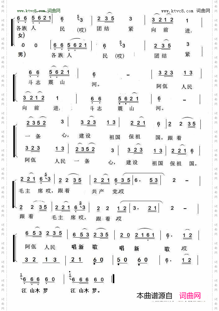 阿佤人民唱新歌