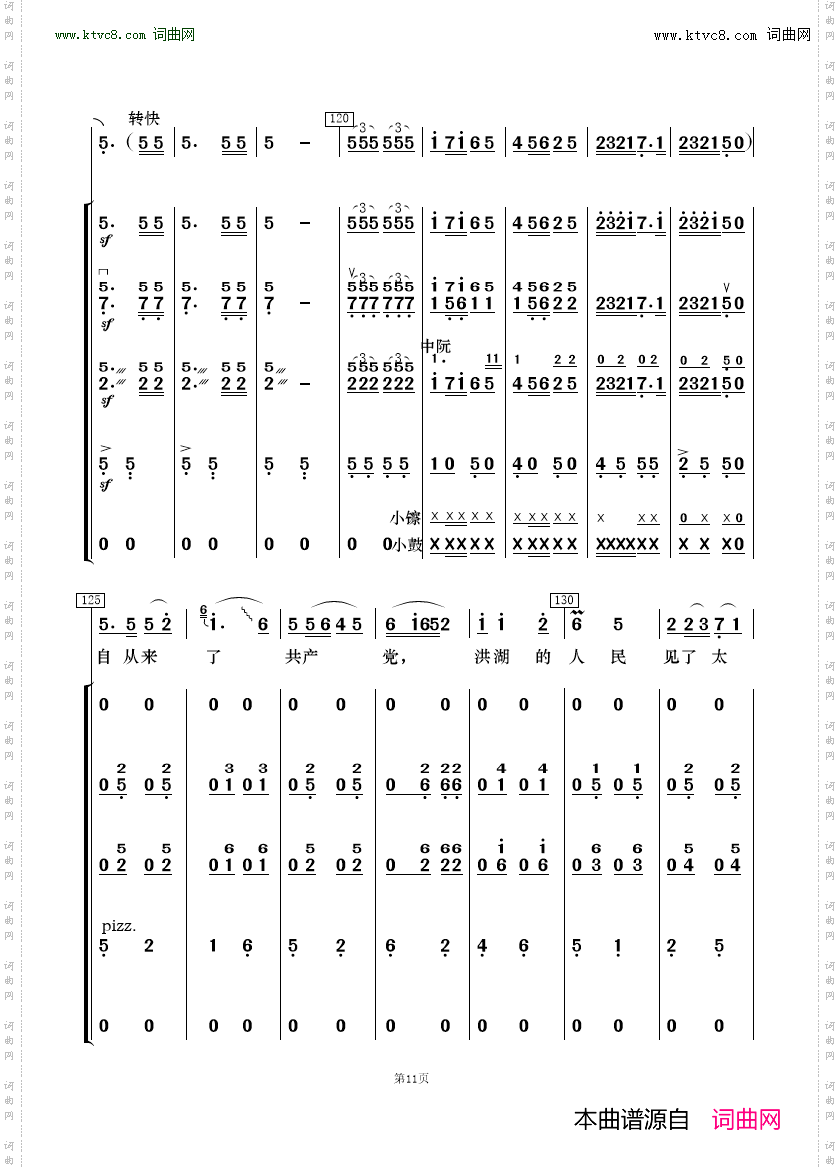 为共产主义把青春贡献_歌唱与乐队