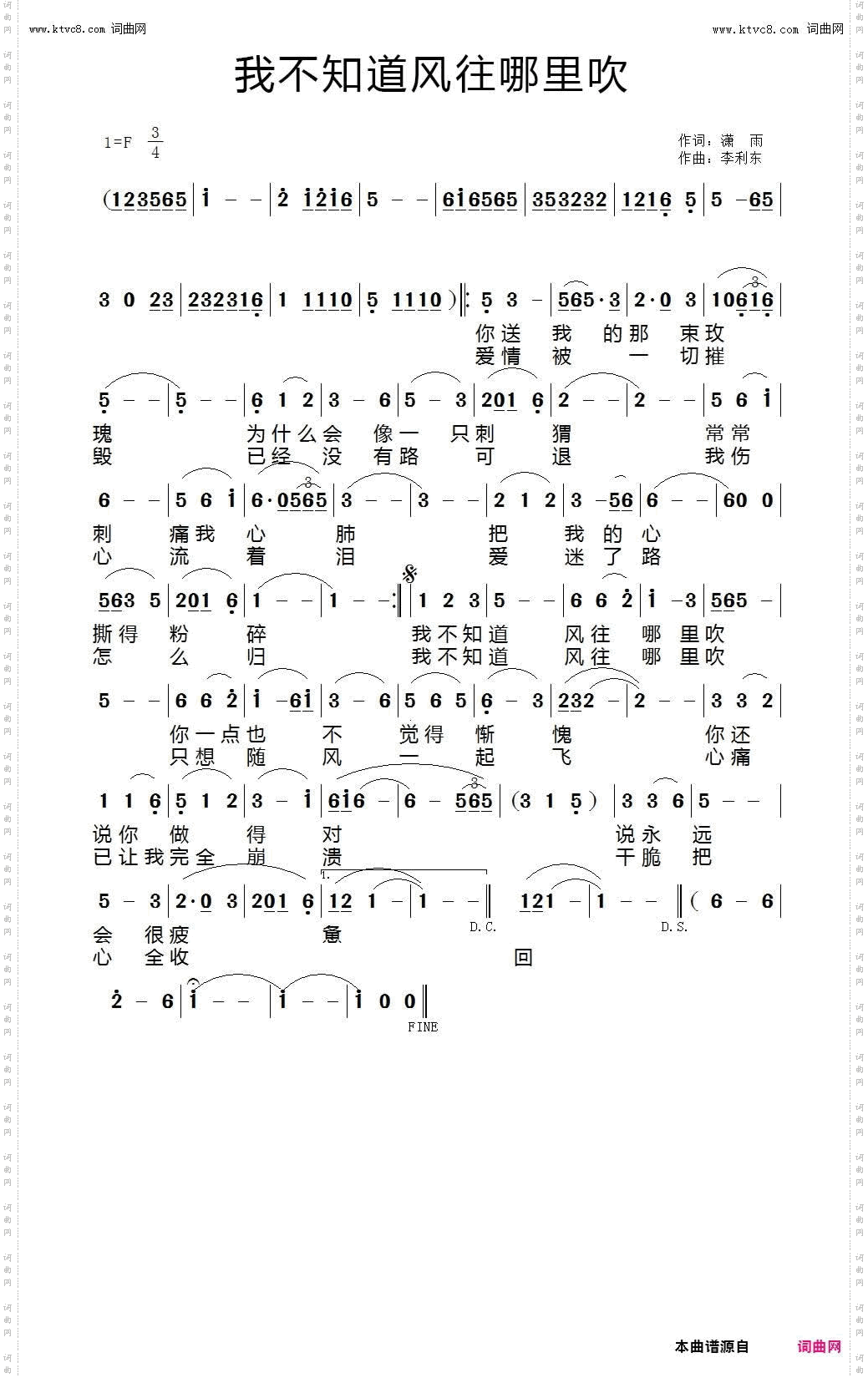 我不知道风往哪里吹