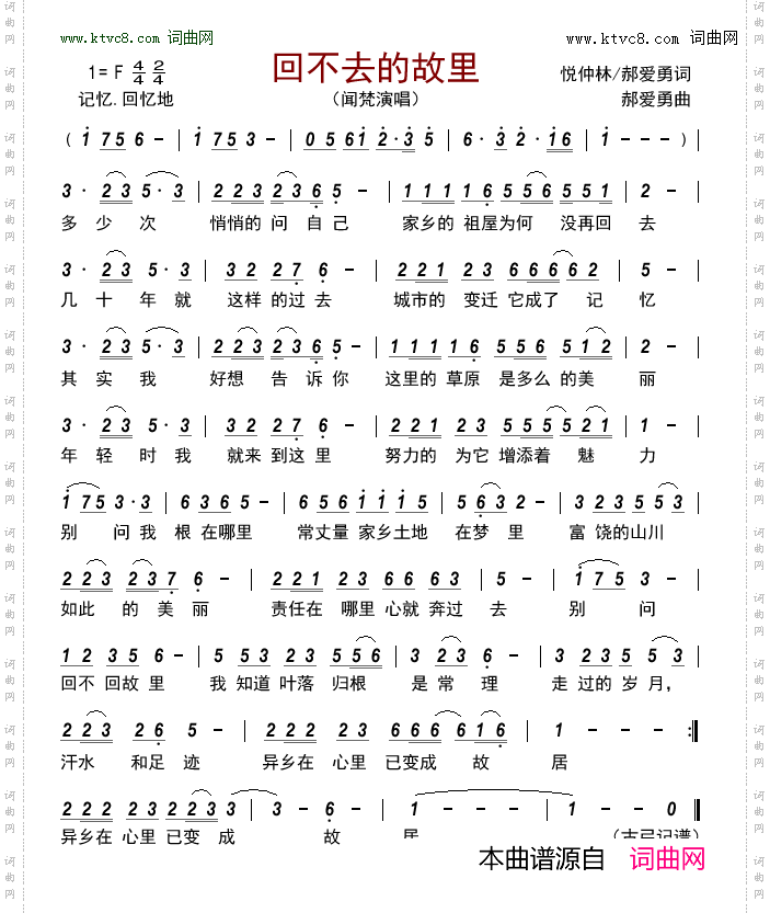 回不去的故里