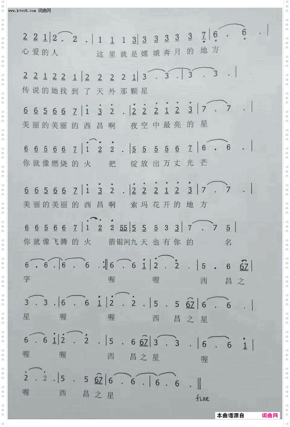 西昌之星_银河九天也有你的名字