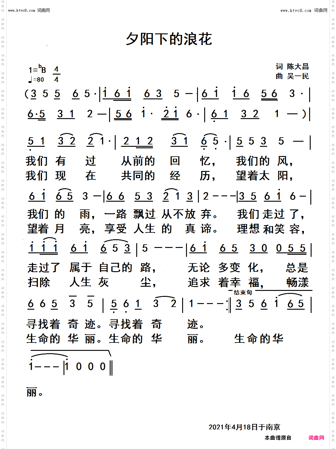 夕阳下的浪花