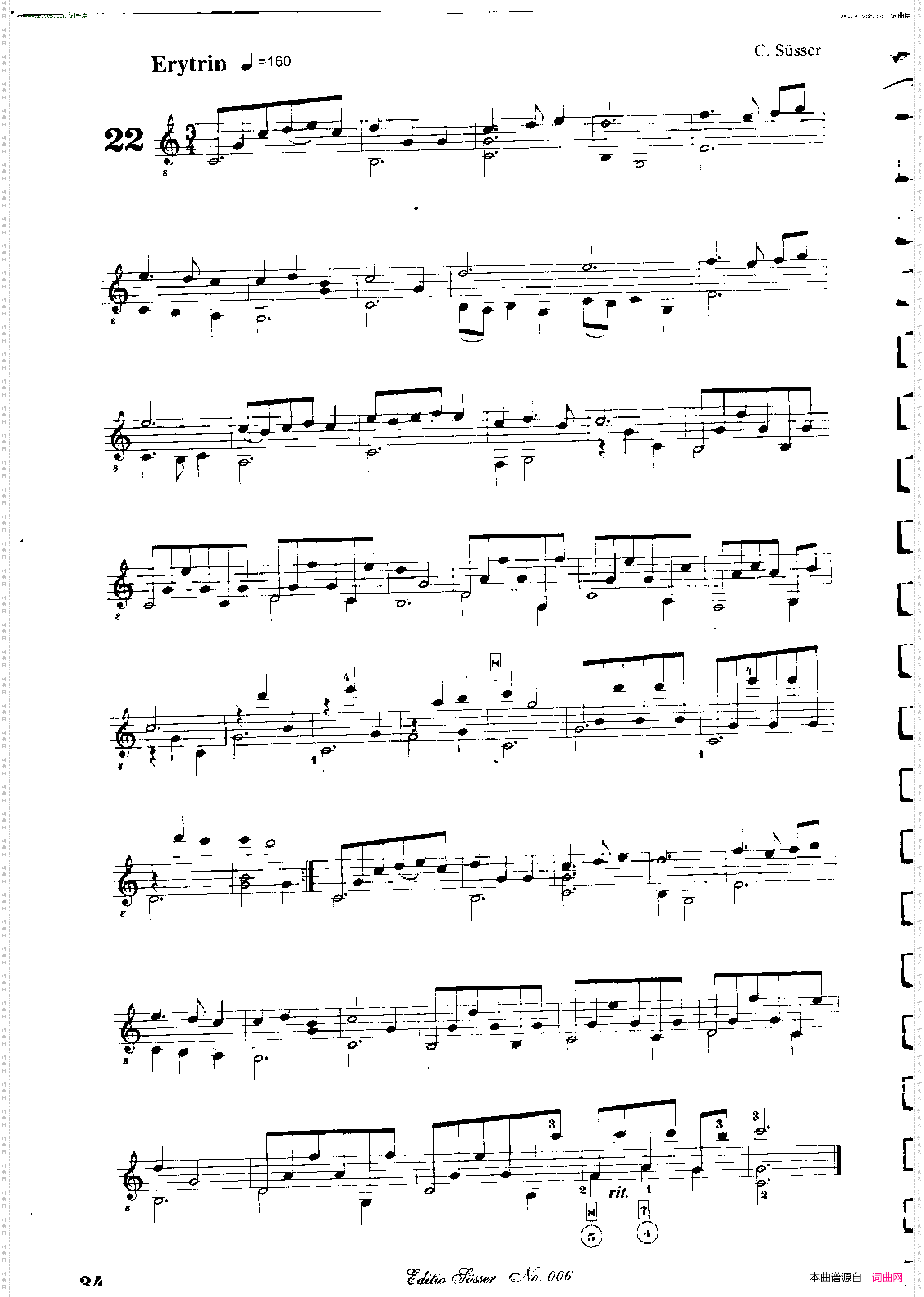 Classical guitar－Susser Ctibor_No 6, Fantazie ze sveta mineralu