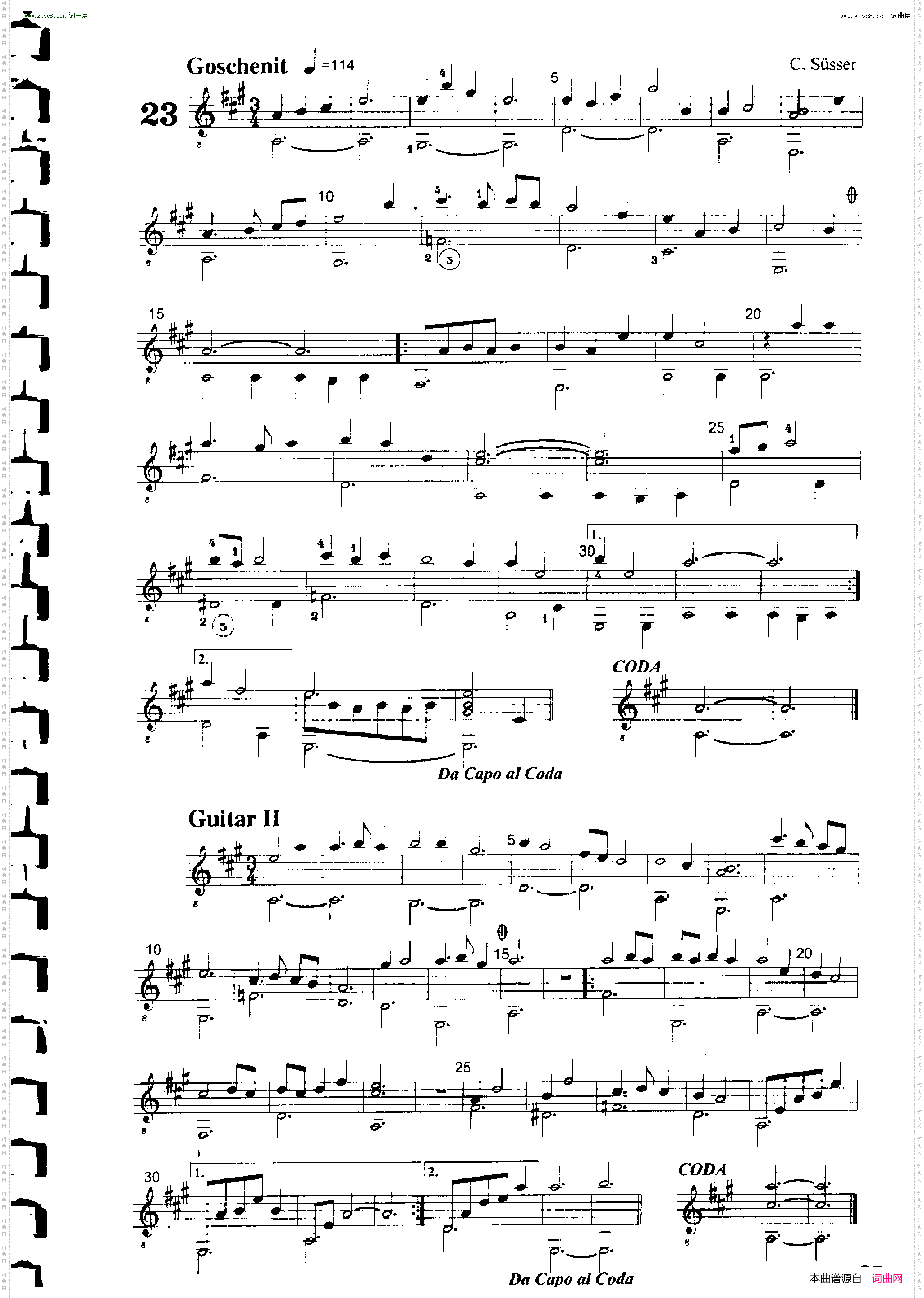Classical guitar－Susser Ctibor_No 6, Fantazie ze sveta mineralu